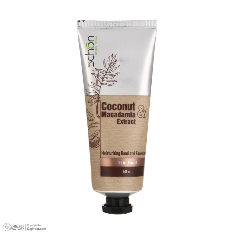 کرم مرطوب کننده شون مدل Coconut مناسب برای انواع پوست حجم 60 میلی لیتر
