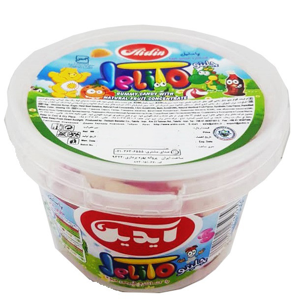 پاستیل سطلی مخلوط میوه ای آیدین - 260 گرم