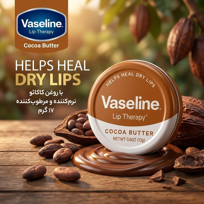 بالم لب وازلین مدل BUTTER-VAS با روغن و وزن 17 گرم