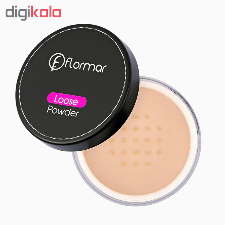 پودر تثبیت کننده آرایش فلورمار مدل Loose Powder شماره 02