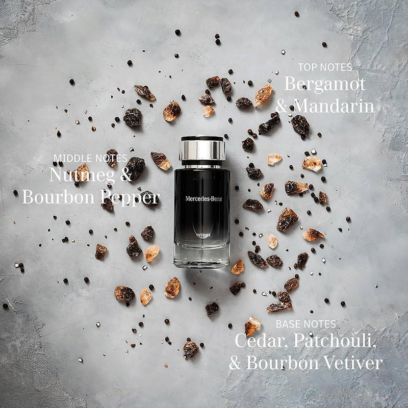 ادو تویلت مردانه Mercedes Benz Intense حجم 120ml