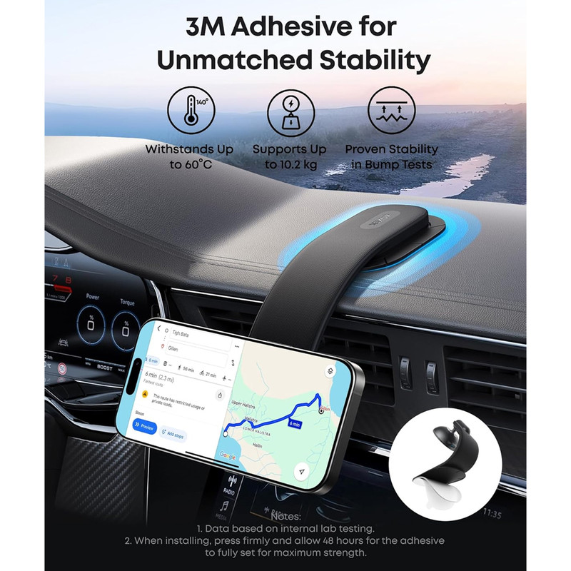 شارژر فندکی بیسیم 15 وات انکر مدل B2216 به همراه کابل تبدیل USB-C