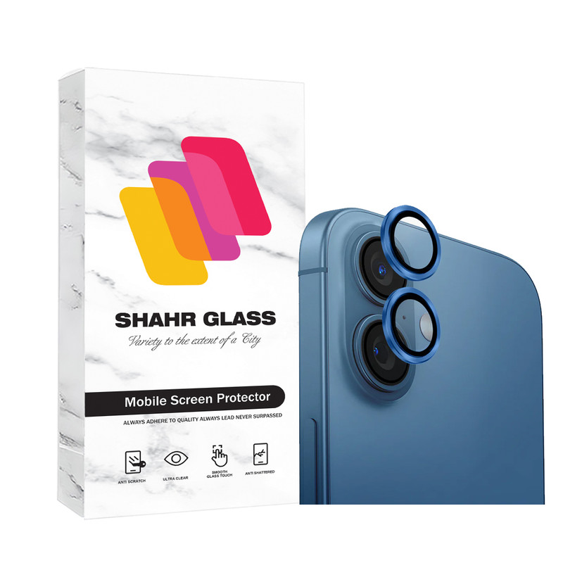 محافظ لنز دوربین شهر گلس مدل RING16S مناسب برای گوشی موبایل اپل iPhone 16 Plus / iPhone 16