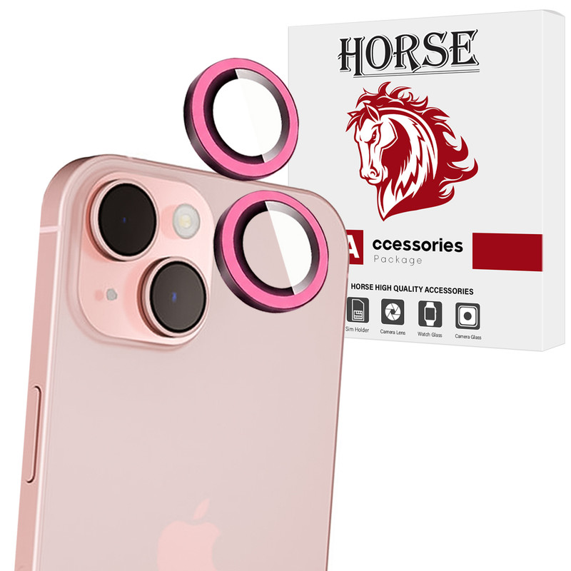 محافظ لنز دوربین شیشه‌ای هورس مدل SHLZH مناسب برای گوشی موبایل اپل iPhone 13
