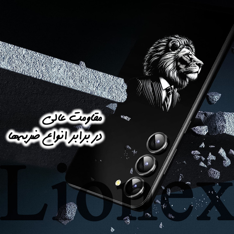 محافظ لنز دوربین شیشهای لایونکس مدل RINL20 مناسب برای گوشی موبایل سامسونگ Galaxy A57