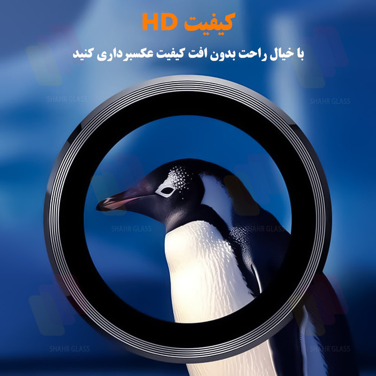 محافظ لنز دوربین شهر گلس مدل RINS20 مناسب برای گوشی موبایل شیائومی Poco X7 Pro