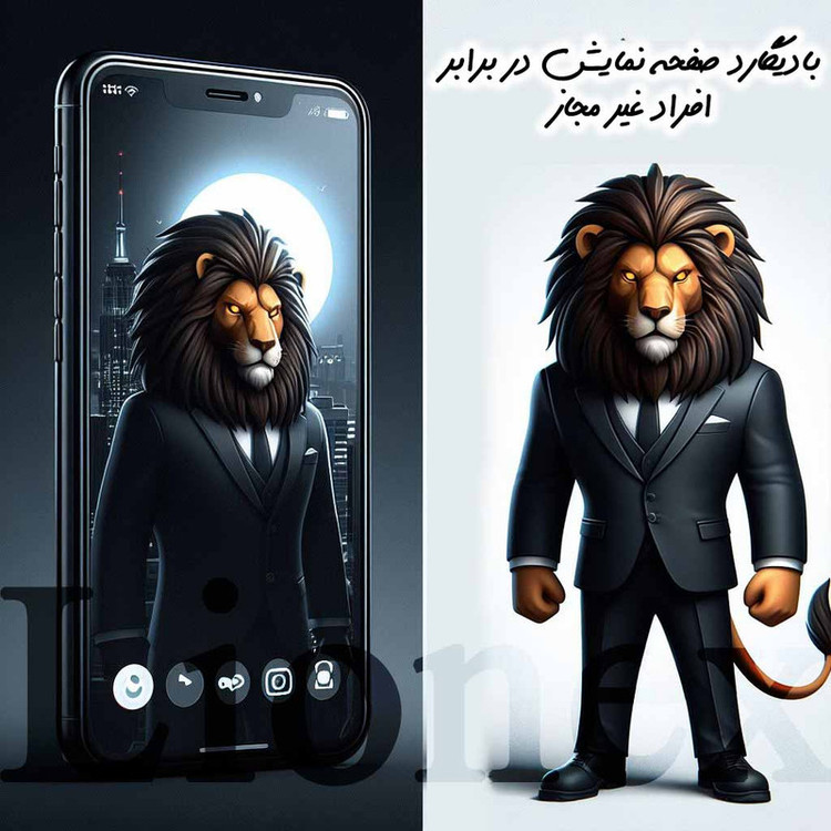 محافظ صفحه نمایش حریم شخصی لایونکس مدل FILPRVCLIN مناسب برای گوشی موبایل سامسونگ Galaxy A14 4G / 5G