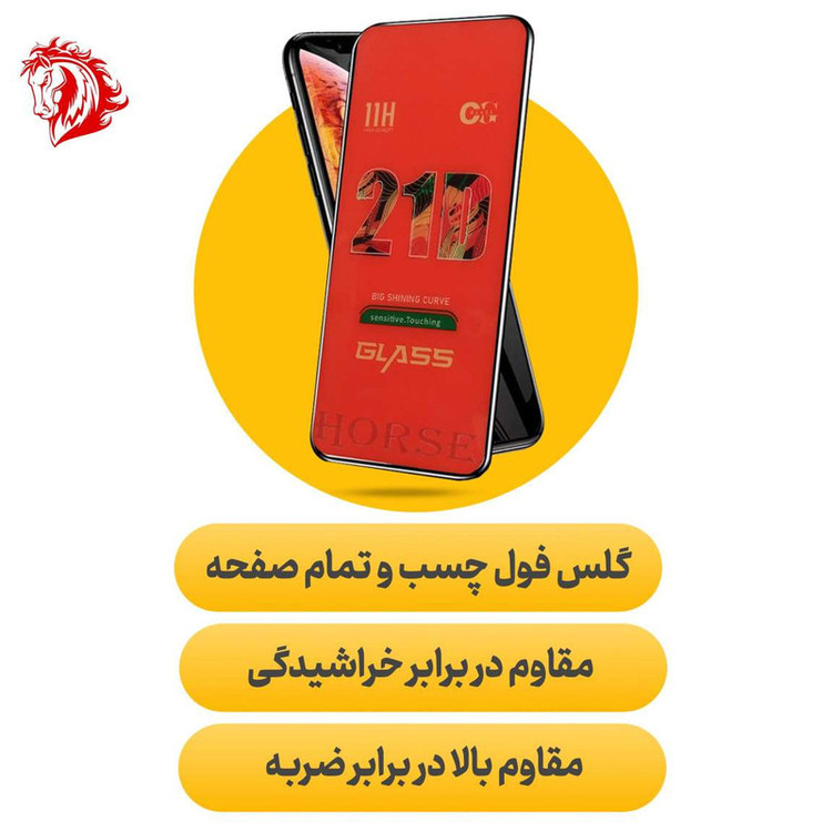 محافظ صفحه نمایش هورس مدل FULGPLUS مناسب برای گوشی موبایل شیائومی Poco X5 Pro 5G