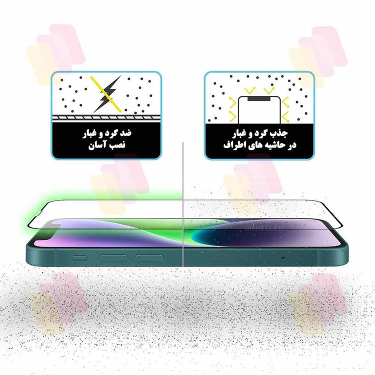 محافظ صفحه نمایش شهر گلس مدل ANTIDUSTSHNW مناسب برای گوشی موبایل شیائومی Poco C65