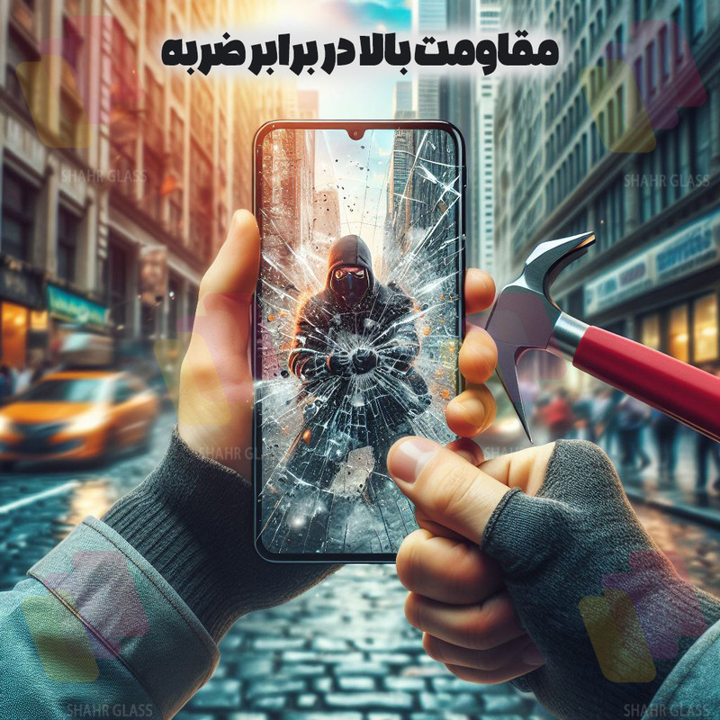 محافظ صفحه نمایش شهر گلس مدل NDUS مناسب برای گوشی موبایل اپل iPhone 11