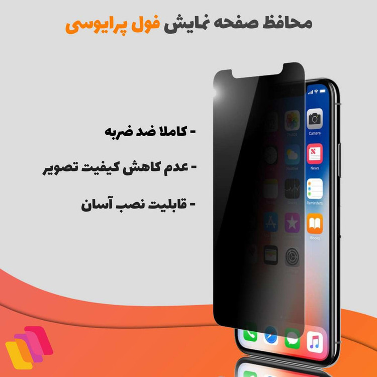 محافظ صفحه نمایش حریم شخصی شهر گلس مدل SECURITS مناسب برای گوشی موبایل شیائومی Redmi Note 12S