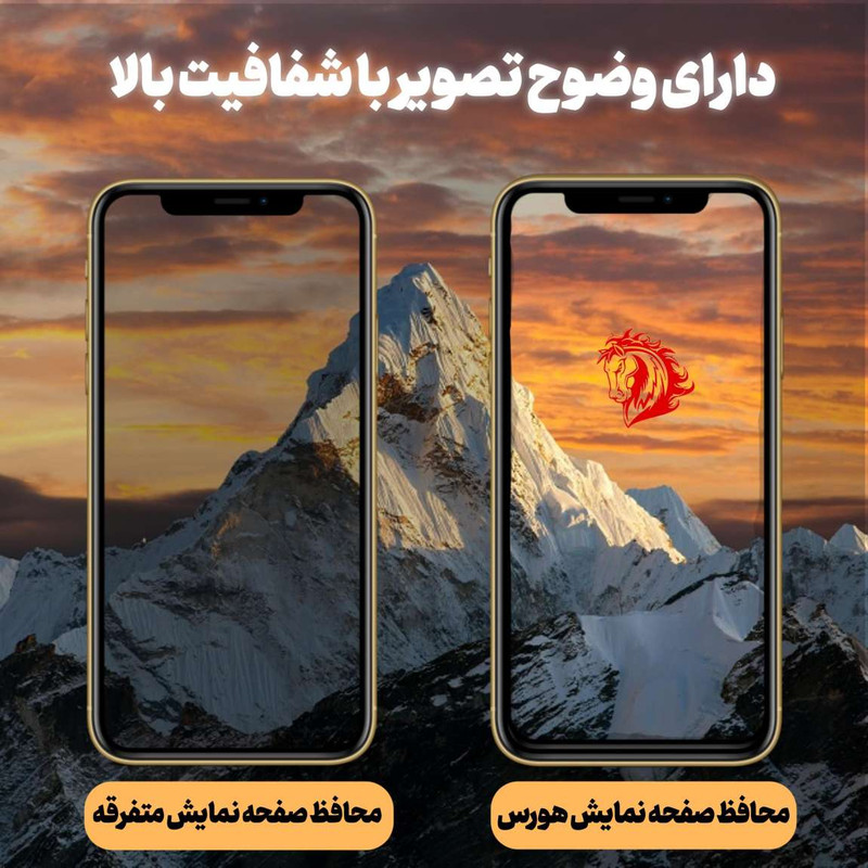 محافظ صفحه نمایش سرامیکی هورس مدل CERAMHORS مناسب برای گوشی موبایل شیائومی Poco C61
