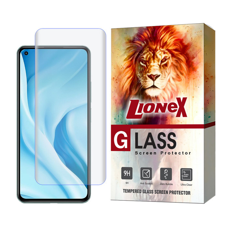 محافظ صفحه نمایش یووی لایونکس مدل UVLIGHTL مناسب برای گوشی موبایل شیائومی Mi 11 Ultra