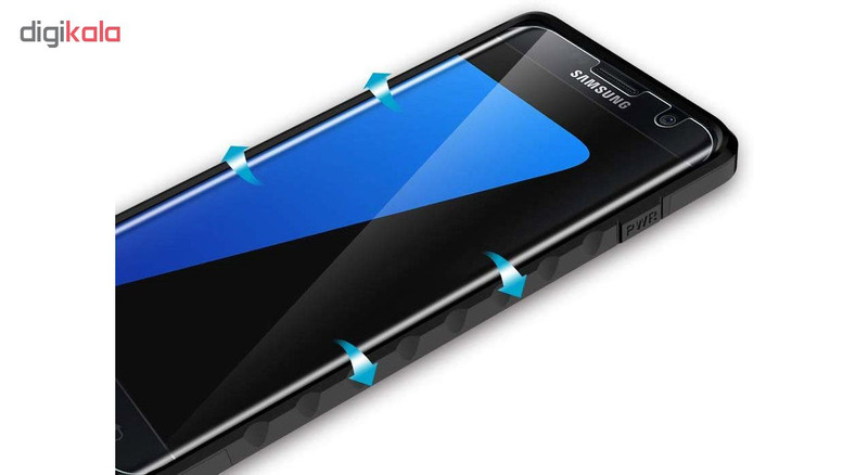 محافظ صفحه نمایش لایونکس مدل LSP مناسب برای گوشی موبایل سامسونگ Galaxy S7 edge