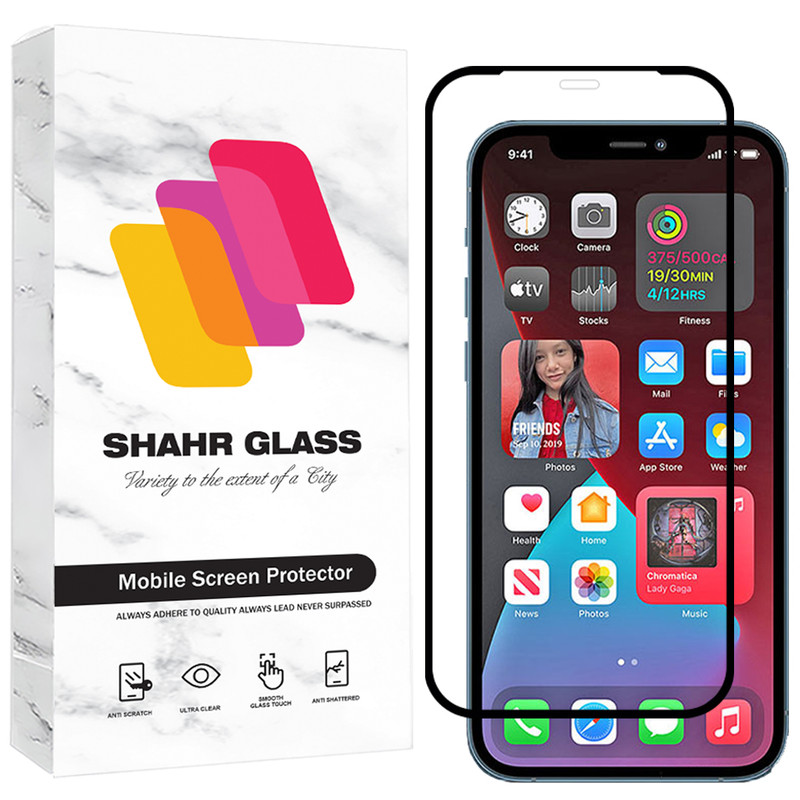 محافظ صفحه نمایش شهر گلس مدل CRCS مناسب برای گوشی موبایل اپل iPhone 12 Pro Max