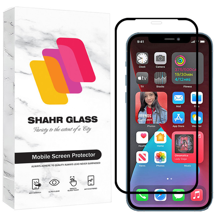 محافظ صفحه نمایش شهر گلس مدل CRCS مناسب برای گوشی موبایل اپل iPhone 12 Pro Max