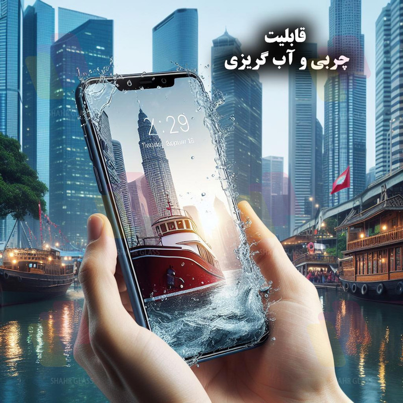 محافظ صفحه نمایش سوپردی شهر گلس مدل SHIPS مناسب برای گوشی موبایل سامسونگ Galaxy A02 / A02s / A03 / A03s / A03 Core