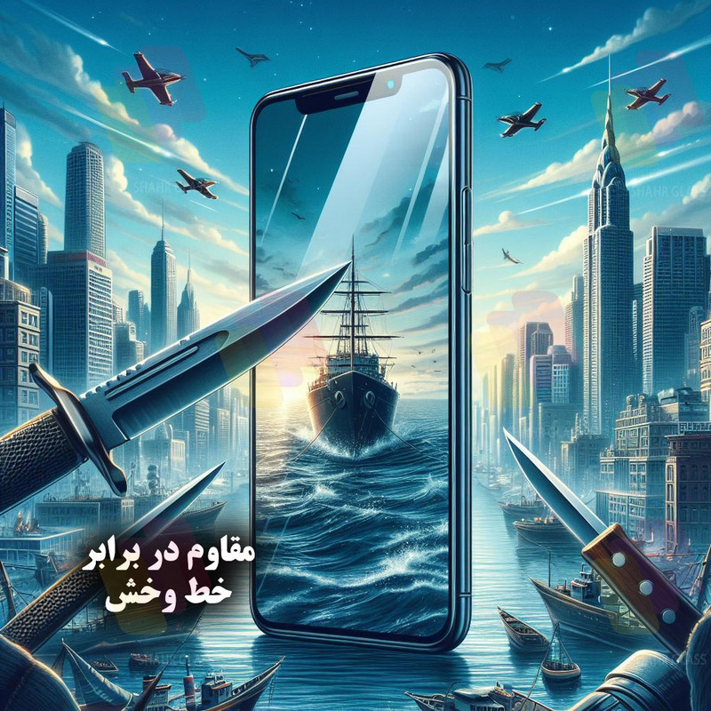 محافظ صفحه نمایش سوپردی شهر گلس مدل SHIPS مناسب برای گوشی موبایل سامسونگ Galaxy A02 / A02s / A03 / A03s / A03 Core