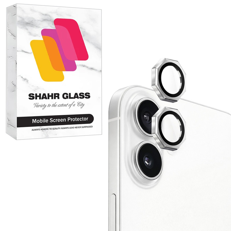 محافظ لنز دوربین شیشهای شهر گلس مدل R8ZS مناسب برای گوشی موبایل اپل iPhone 16