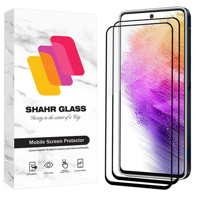 محافظ صفحه نمایش شیشه ای شهر گلس مدل FUL2 مناسب برای گوشی موبایل سامسونگ Galaxy A51 4G / Galaxy A51 5G / Galaxy A52 4G / Galaxy A52 5G / Galaxy A52s 5G / Galaxy A53 5G / Galaxy M31s بسته دو عددی