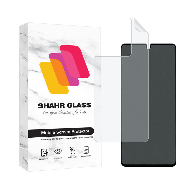محافظ صفحه نمایش حریم شخصی شهر گلس مدل FULLPRIVNANOSH مناسب برای گوشی موبایل شیائومی 13T / 13T Pro / K60 Ultra به همراه محافظ پشت گوشی