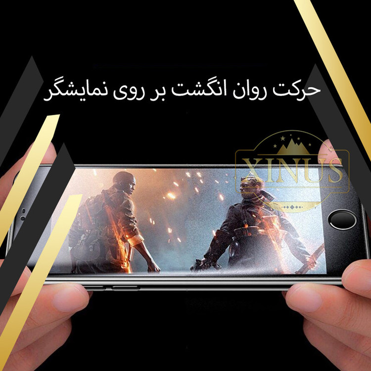 محافظ صفحه نمایش سرامیکی مات ژینوس مدل MCERAMX مناسب برای گوشی موبایل اپل iPhone XR
