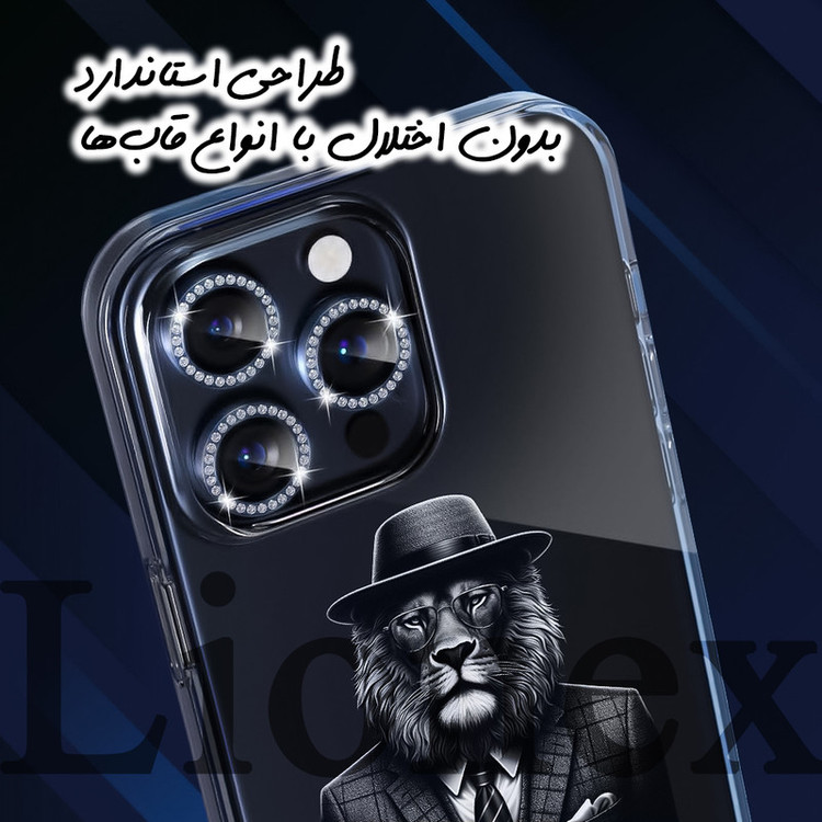 محافظ لنز دوربین لایونکس مدل NRIL20 مناسب برای گوشی موبایل اپل iPhone 15 Pro