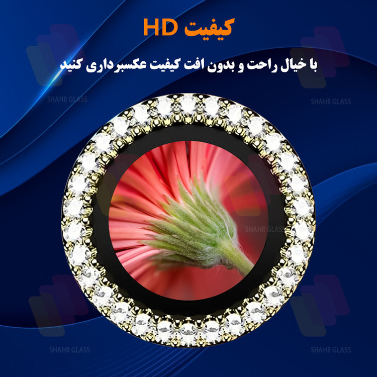 محافظ لنز دوربین شهر گلس مدل NRIS20 مناسب برای گوشی موبایل شیائومی Poco M6 4G