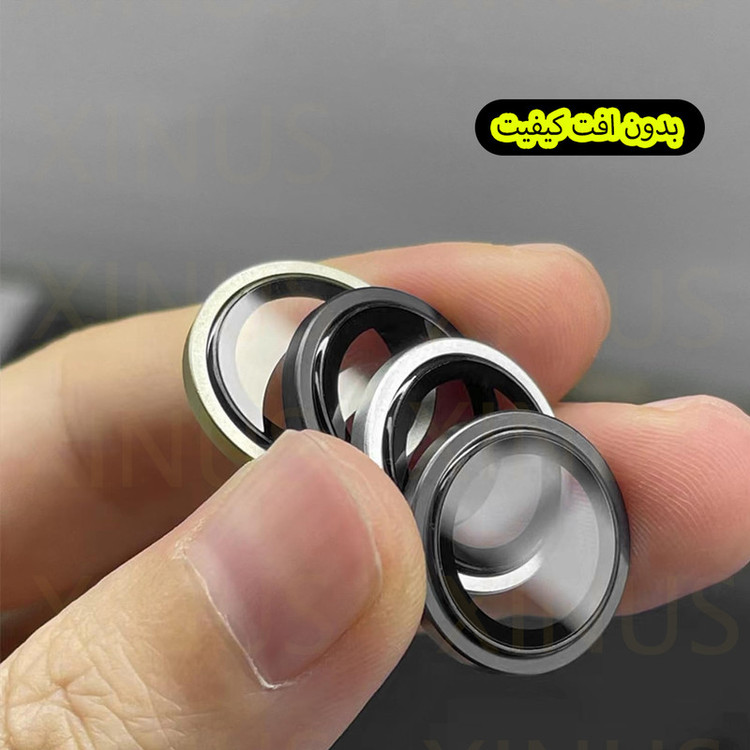 محافظ لنز دوربین ژینوس مدل XRING مناسب برای گوشی موبایل اپل iPhone 17 Air