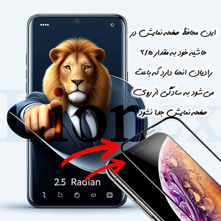 محافظ صفحه نمایش لایونکس مدل ANTTL مناسب برای گوشی موبایل شیائومی Poco X3 Pro