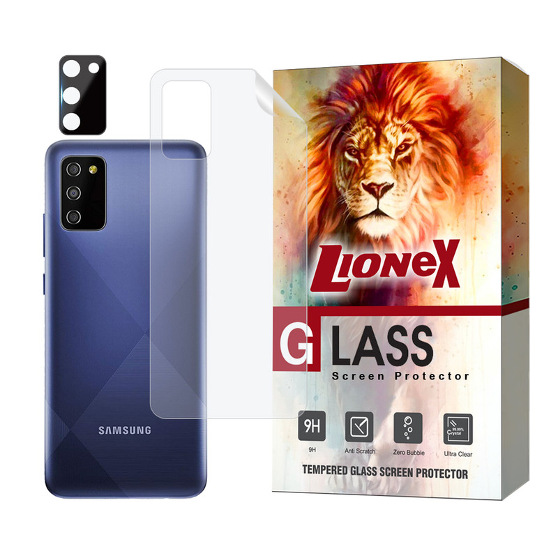 محافظ پشت گوشی لایونکس مدل MTBFULL مناسب برای گوشی موبایل سامسونگ  Galaxy M02s به همراه محافظ لنز