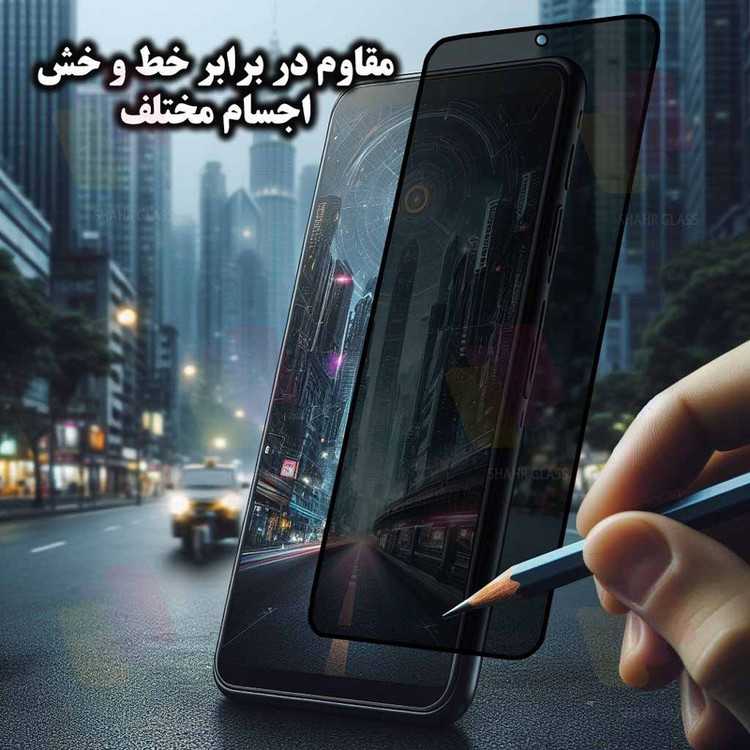 محافظ صفحه نمایش شهر گلس مدل AMPS مناسب برای گوشی موبایل شیائومی Redmi Note 8 Pro
