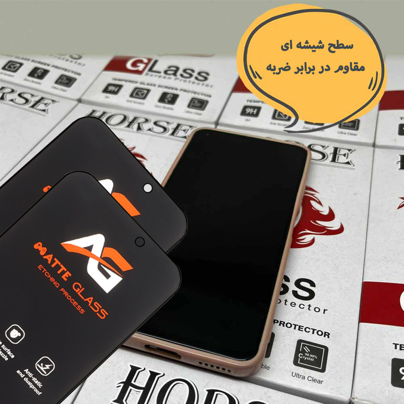 محافظ صفحه نمایش هورس مدل FMATH مناسب برای گوشی موبایل اپل iPhone 15