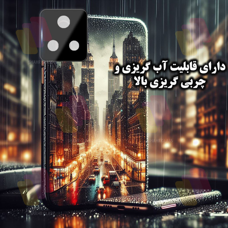 محافظ صفحه نمایش شهر گلس مدل SUPLNFUSH مناسب برای گوشی موبایل شیائومی Poco F4 / Redmi K50 / Redmi K50 Pro به همراه محافظ لنز گوشی