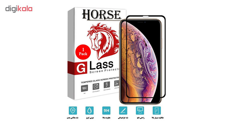 محافظ صفحه نمایش سرامیکی هورس مدل CRM مناسب برای گوشی موبایل اپل iPhone XS Max