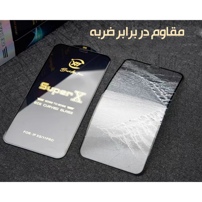محافظ صفحه نمایش 5D هورس مدل SUPERX مناسب برای گوشی موبایل شیائومی Redmi Note 11