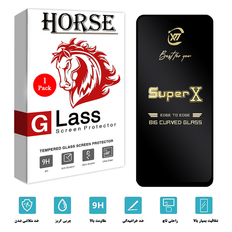 محافظ صفحه نمایش هورس مدل SUPERX مناسب برای گوشی موبایل شیائومی Poco X3 Pro