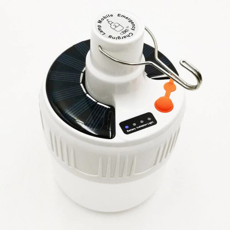 چراغ اضطراری مدل شارژی ریموت دار کد Led-Bulb-2500 مجموعه 2 عددی