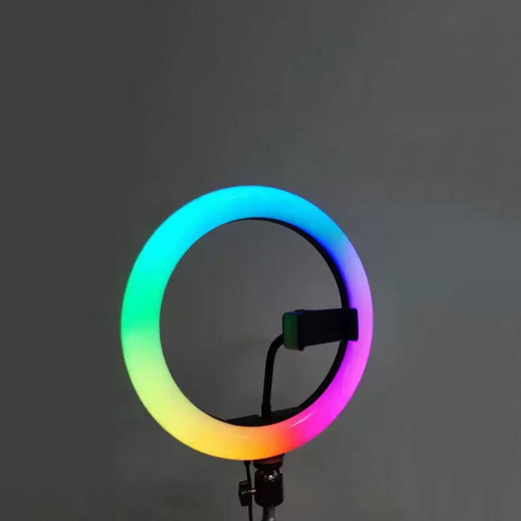رینگ لایت مدل LJJ-26 RGB-26cm