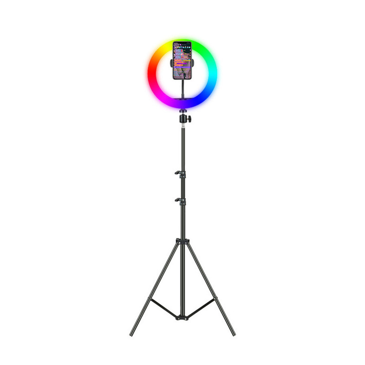 رینگ لایت مدل LJJ-26 RGB-26cm