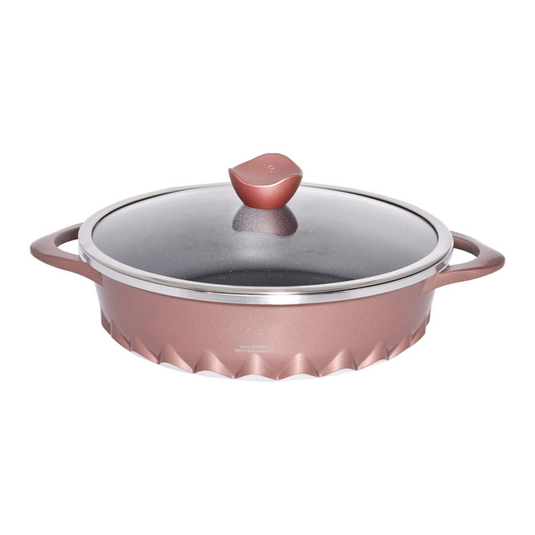 سرویس قابلمه و تابه گرانیتی 18 پارچه اس جی مدل AKA