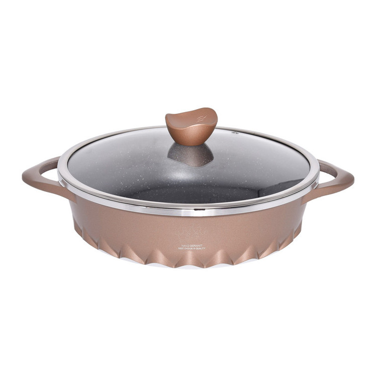 سرویس قابلمه و تابه گرانیتی 18 پارچه اس جی مدل AKA
