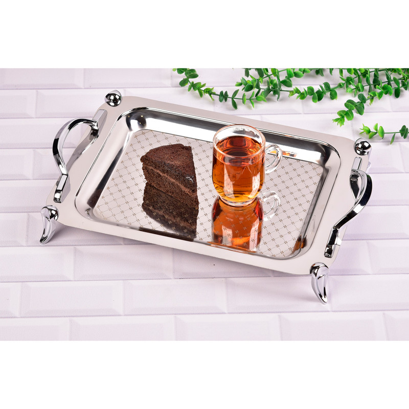 سینی دسته داریونیک کد 03 - 4065 سایز 27*41 سانتی متر