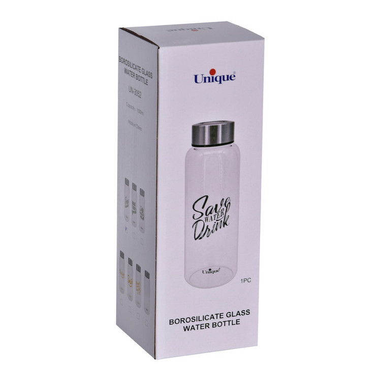 بطری آب یونیک طرح ساده کد 3052