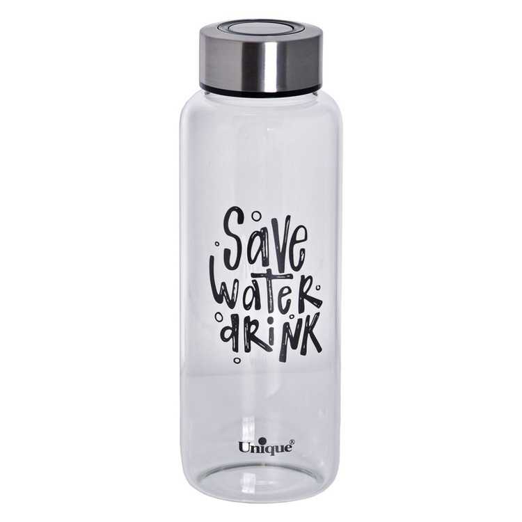 بطری آب یونیک طرح save water 2 کد 3052