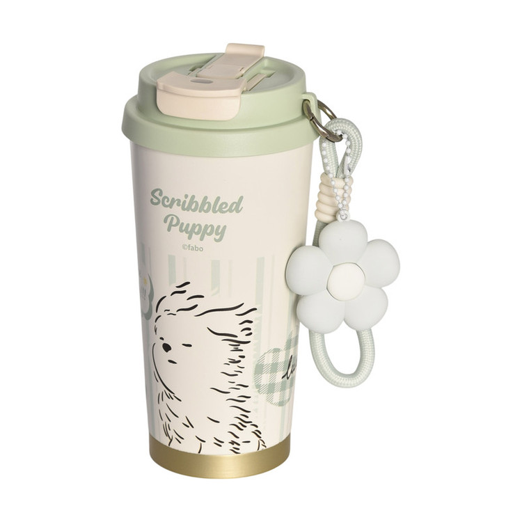 تراول ماگ مدل دوطرفه scribbled puppy گنجایش 0.52 لیتر