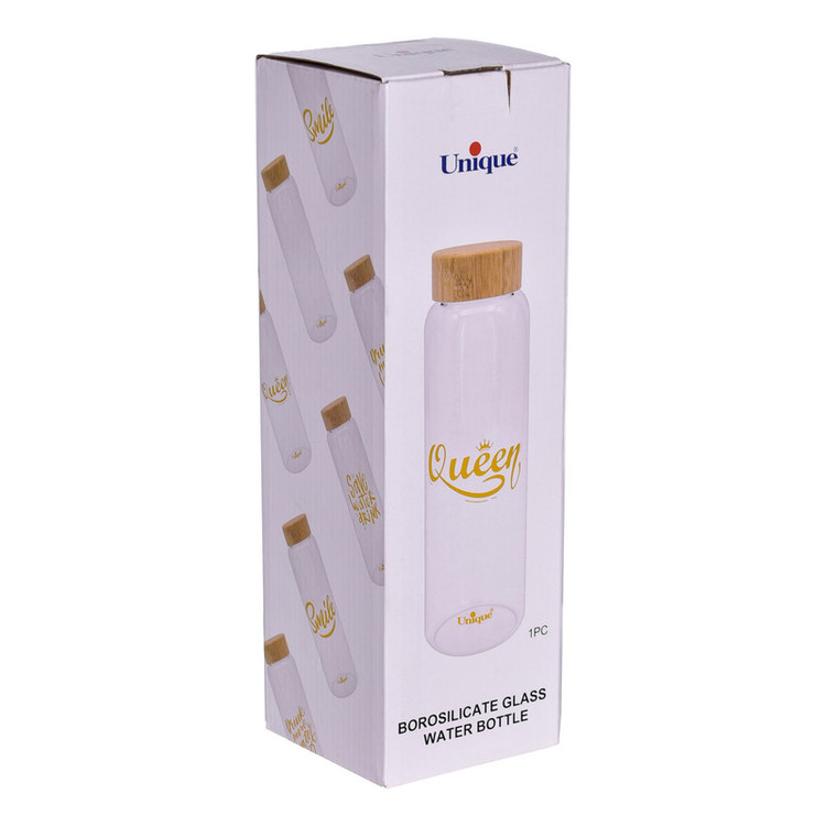 بطری آب یونیک طرح QUEEN کد 3056 گنجایش 1.23 لیتر