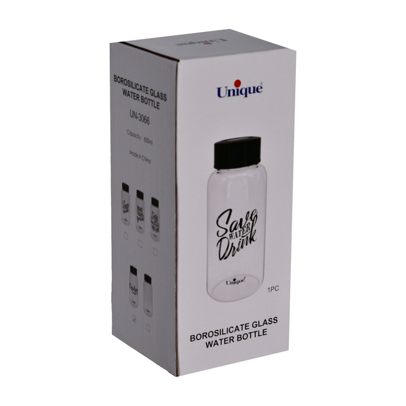 بطری یونیک طرح save water1 کد 3066