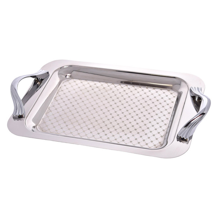 سینی دسته دار یونیک کد 04 - 4037 سایز 26*42 سانتی متر