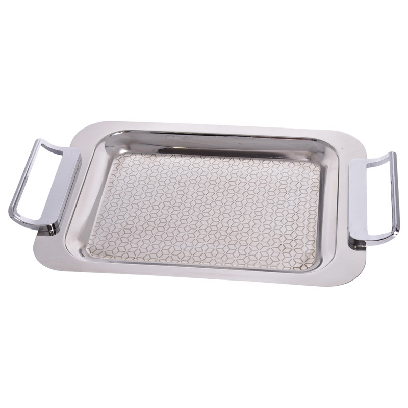 سینی دسته دار یونیک کد 03 - 4075 سایز 26*42 سانتی متر